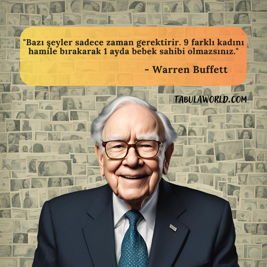 warren buffett'ın yatırımda beklemek ve sabretmek üzerine özlü sözleri